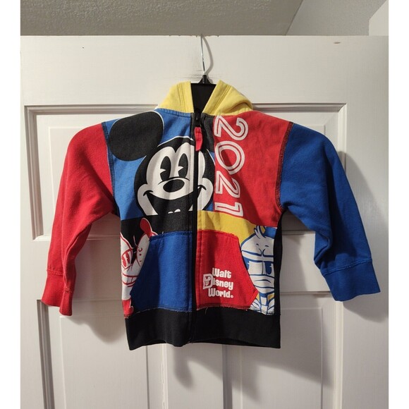 Disney Mickey Mouse Walt Disney Resort 2021 Hoodie Jacket Size XX Small Youth - Picture 2 of 9